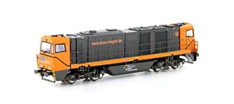 Mehano 58906 KSW DC Vossloh G2000 KSW Équerre asymétrique Noir/Orange