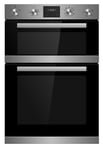 Award Built-in Electric Double Oven 60cm 3+8 Function 40L+70L Stainless Steel