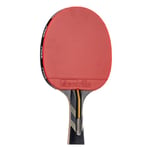 STIGA Raquette de ping-Pong en Fibre de Carbone – Éponge de 2 mm, poignée évasée – Raquette de Tennis de Table performante, Noire