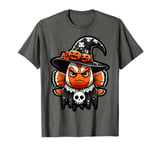 Scary Halloween Clownfish Witch Hat Costume Spooky Season T-Shirt