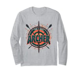 The Best Archer Mastery Bullseye Target Long Sleeve T-Shirt