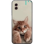 Samsung Galaxy Xcover6 Pro Genomskinligt Skal Katt