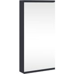 Maisonchic - Armoire de bain à Miroir d'angle, Meuble de salle de bain, Armoire de toilette gris 30x24x60 cm pewv93800 Maison Chic