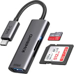 Usb C Sd Card Reader Kartenleser, Micro Sd Karten Adapter Speicherkartenleser Typ C Für Usb 3.0 Sdhc, Kompatibel Mit Iphone 16 15 Plus Pro Max Macbook Mac Ipad Imac Galaxy S24 Android Handy