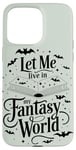 Coque pour iPhone 15 Pro Max Magical Fairies and Dragons Amoureux de livres