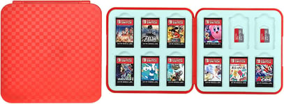 Étui De Rangement Pour Cartes Jeux,Rangement Cartouche Nintendo Switch Avec 12 Emplacements Oîtier De Rangement Pour Carte De Jeu Pour 3ds/3ds/Dsi/Dsi Xl