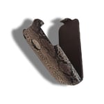 ETUI FLIP KATINKAS PEAU DE SERPENT POUR APPLE IPHONE 3G 3GS MARRON BRUN BEIGE