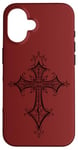 iPhone 16 Alternative Cross Mall Goth Grunge Gothic Romantic Case