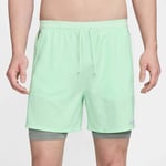 Nike Stride Dri-FIT 5" 2 In 1 Running Shorts ‘Vapor Green’ - Size Small (S)