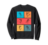 Best Scooters Stunt Vintage Art For Men Women Best Riders Sweatshirt