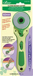 clover CL7502 334089 Soft Cushion Rotary Cutter: 60mm, Plastic, Green