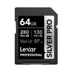 Lexar Professional 64GB SILVER PRO SDXC UHS-II Card