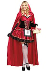 Dreamgirl 9477X Plus Size Little Red Riding Hood Costume, Womens, 3X-Large/4X-Large