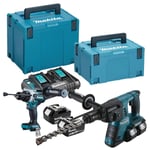 Makita - Combopack 2 outils 18V Li-Ion lxt (4x5,0 Ah) (DHP486 + DHR264) DLX2470PTJ