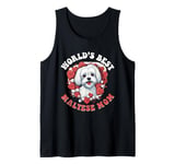 Maltese Dog Breed Pet World's Best Maltese Mom Tank Top