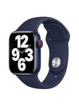 Lippa Apple Watch Silicone strap 42/44/45/49 - Navy Blue