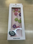 Skinnydip London Genuine  Happy Daisy Beaded Strap Phone Strap Charm Beads NEW