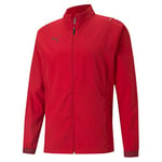 PUMA Men'S Teamcup Sideline Jacket Woven, Chili Pepper-Cordovan, 3Xl