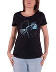 Pink Floyd T Shirt Machine Greeting Blue Official Womens Skinny Fit Black