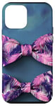 Coque pour iPhone 12 mini Violet Abstrait Floral Été Coquette Coquette Cocktail Palm