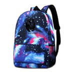 Honey Badger Don't Give A Shit Galaxy Sac à dos Unisexe Bookbag Voyage Sac à dos Décontracté pour l'école Voyage en plein air