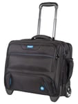 Stop Ocean Plastic RPET Business 46215 Valise à roulettes en Pet recyclé pour Ordinateur Portable 17" Noir env. 38 x 45 x 23 cm, Noir, ca. 38 x 45 x 23 cm, Chariot pour Ordinateur Portable RPET. Stop