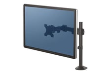 Fellowes Reflex Single Monitor Arm monteringssats - justerbar arm - för Bildskärm - svart, RAL 9017