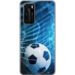 Huawei P40 Transparent Mobilskal Fotboll