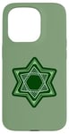 iPhone 15 Pro Green Star of David for Hanukkah | Am Yisrael Chai Case