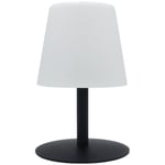 Lampe de table sans fil - LUMISKY - STANDY MINI Dark - H25 cm - Pied en acier noir - LED blanc chaud et blanc