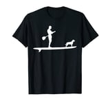 SUP Dog Stand Up Paddle Board Paddling Surf Surfing T-Shirt