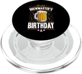 Accessoire de fête d'anniversaire « It's This Brewmaster's Birthday Beer » PopSockets PopGrip pour MagSafe