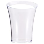 Clear Plastic Ice Bucket Bar  Wine Champagne Cooler for Home Kitchen2084