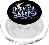 Midnight Magic Happy New Year 2025 PopSockets PopGrip for MagSafe