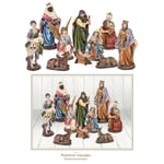 Ambiance Julkrubba 10 st figurer set 439785