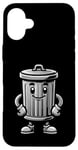 iPhone 16 Plus Garbage Trash Can Cartoon Character Design Case