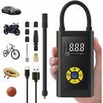 Beijiyi - Compresseur à Air Portatif, Gonfleur Pneus Voiture, Pompe Électrique 150PSI sans Fil avec écran lcd Numérique Type-C Rechargeable Lampe led