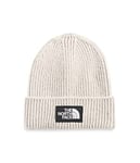 THE NORTH FACE Logo Box Beanie Hat Gardenia White One Size