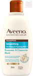 Aveeno Smoothing Rosewater and Chamomile Scalp Soothing Shampoo for Frizzy Hair