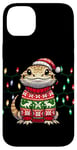 Coque pour iPhone 14 Plus Bearded Dragon Christmas Party Design Xmas lights