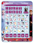 LEXIBOOK Disney La Reine des Neiges JCPAD002FZi4 Tablette éducative bilingue pour Apprendre Les Lettres, Les Chiffres, Les Mots, l'orthographe et la Musique, Langues Anglais/Portugaise, Bleu