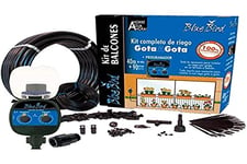 BLUE BIRD - ALTADEX 74549 Kit d'irrigation Goutte à Goutte avec programmateur, Plusieurs Couleurs