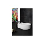 Glass - Baignoire asymétrique gauche 160x100 Sicilia sans tablier