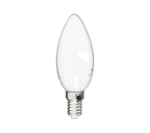 Ampoule Led flamme E14 opaque  Blanc chaud