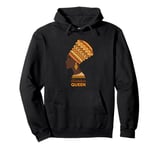 Warrior Queen Black Afro Women Black History Month Pullover Hoodie