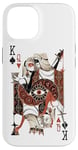 Coque pour iPhone 14 Vintage Queen Esthétique Roi Et Mauvais Yeux Yeux