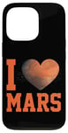 iPhone 13 Pro Planet Martian I Love Mars Heart Case