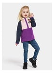 Didriksons Monte Kids Half Button 4-Purple, Purple, Size 9-10 Years