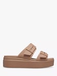 Crocs Brooklyn Sandal Low Clogs, Light Brown