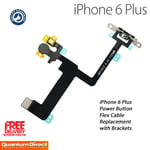 NEW iPhone 6 Plus Power Button Switch Camera Flash Flex with Brackets UK Stock